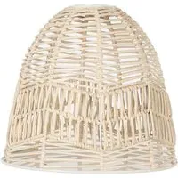 Casper Small Rattan Shade - White
