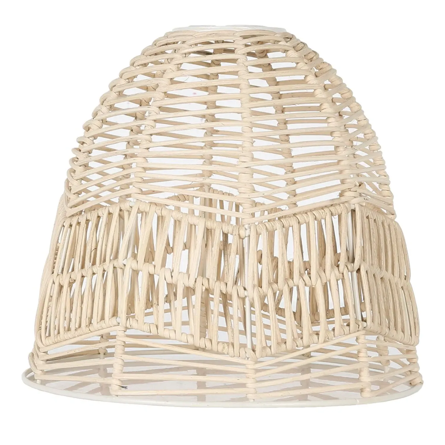 Casper Small Rattan Shade - White image