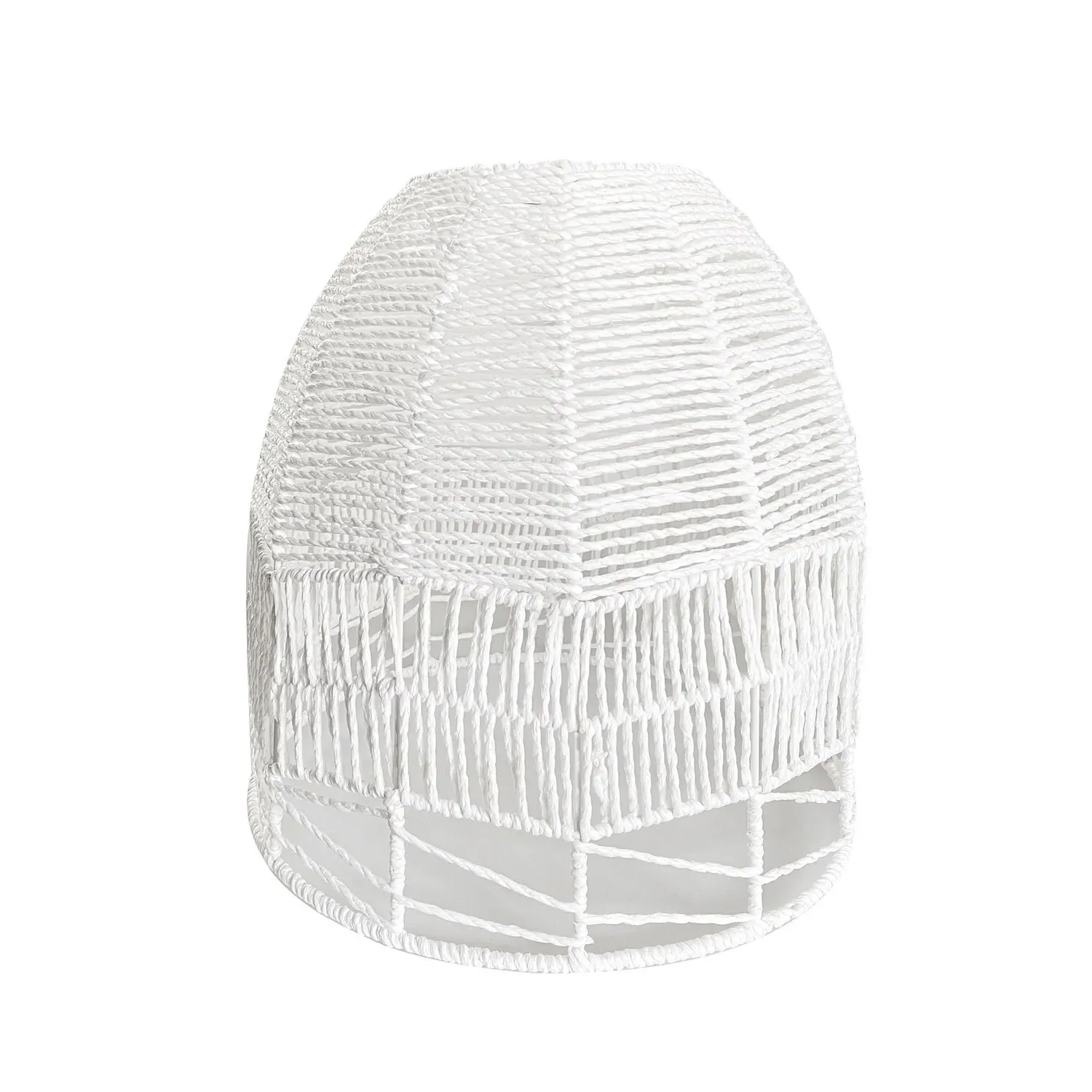 Casper Woven Ceiling Light Shade - White