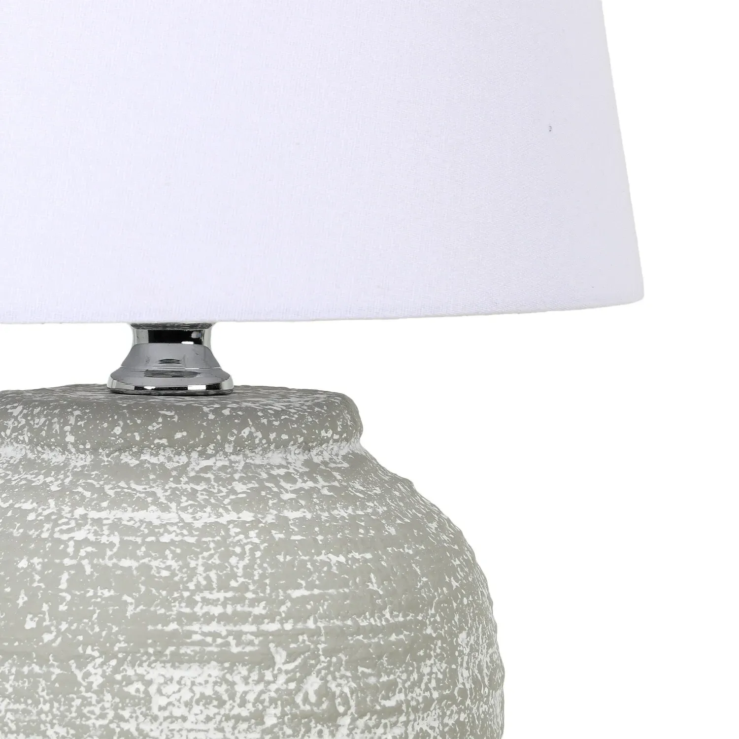 Caspian Table Lamp - Grey, Concrete