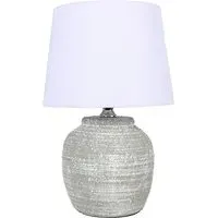 Caspian Table Lamp - Grey, Concrete