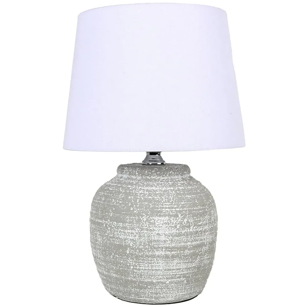 Caspian Table Lamp - Grey, Concrete image