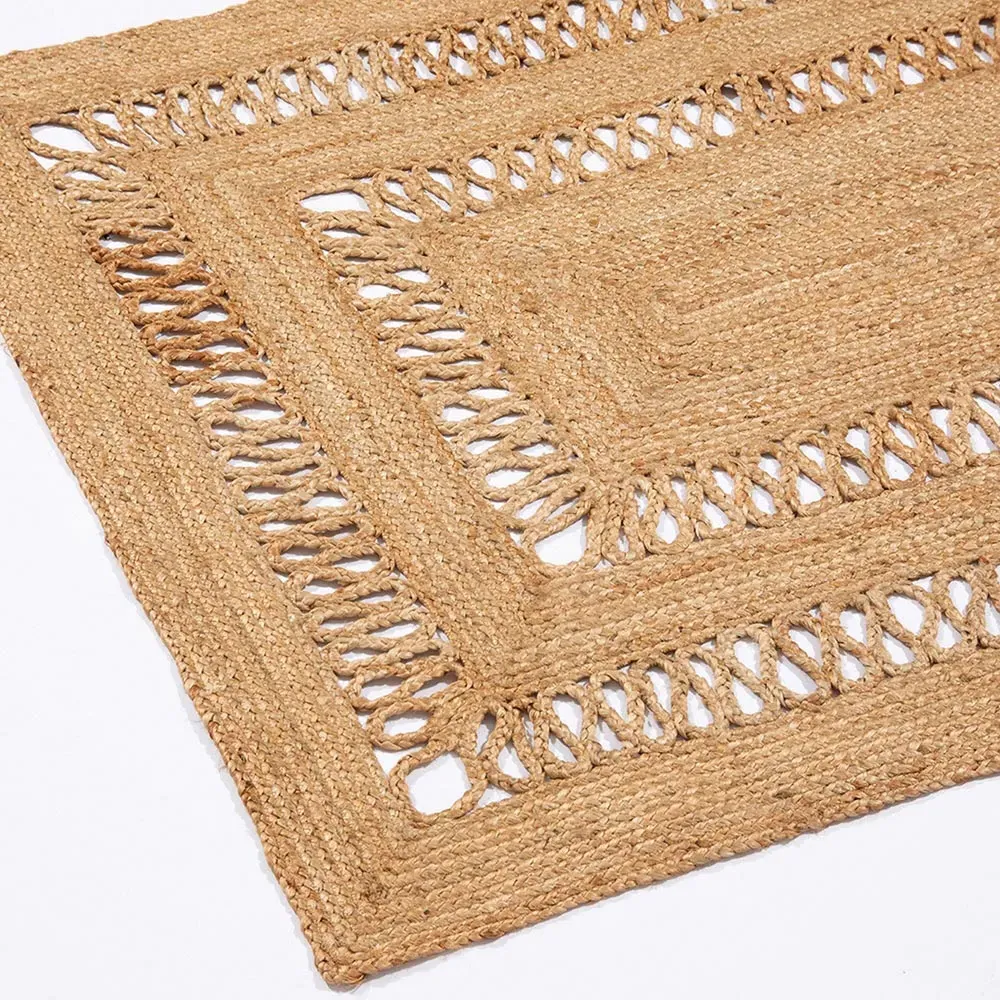 Castlefield Jute Rug - Brown