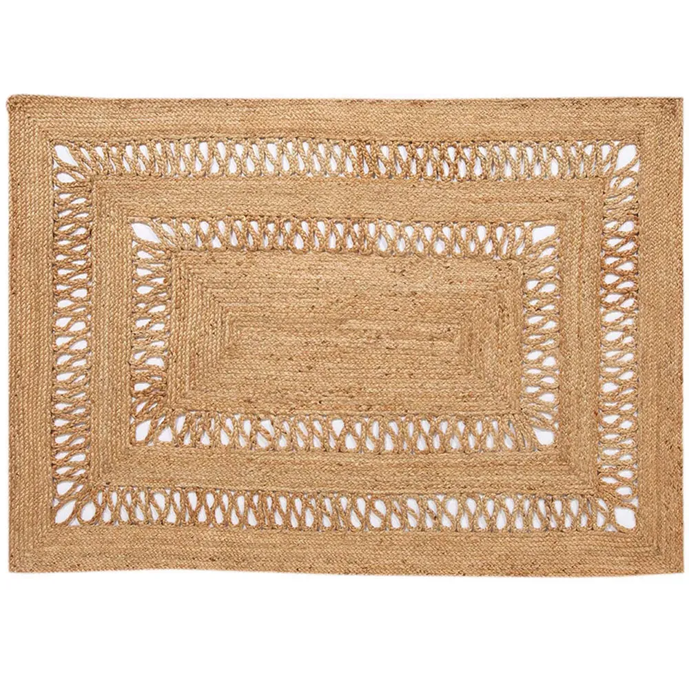 Castlefield Jute Rug - Brown image