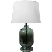Cecilio Urn-Shaped Table Lamp - Grey, Glass