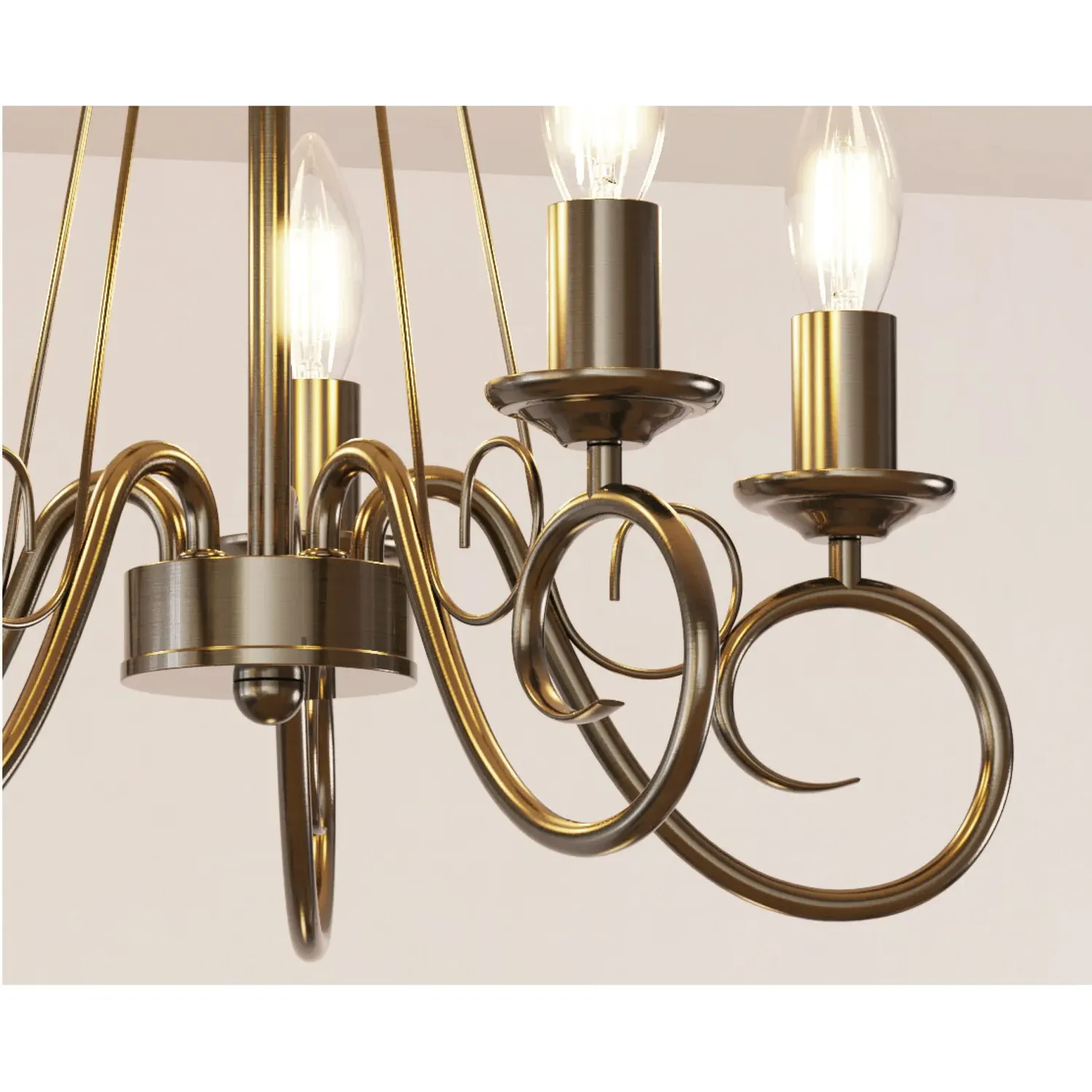 Ceiling Light - Antique Gold