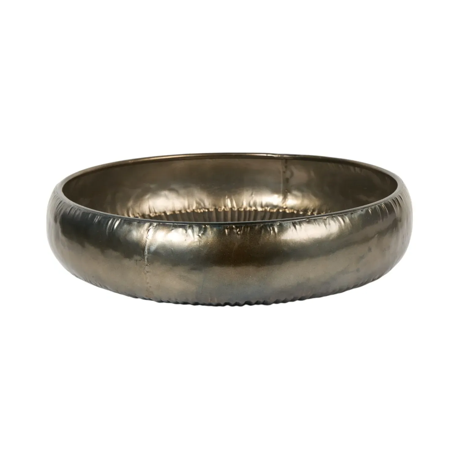 Celeste Large Display Bowl - Dark Brass