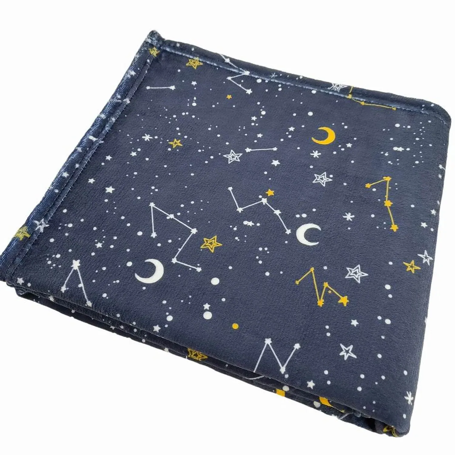 Celestial Fleece Throw - Navy image
