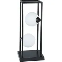Celia 2 Light LED Table Lamp - Black