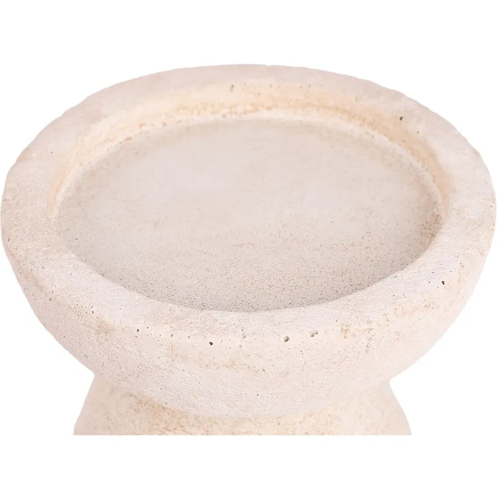 Cement Candle Holder - Natural