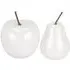 Ceramic Fruit Ornament - White