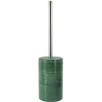 Ceramic Glaze Toilet Brush Holder - Green
