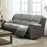 Charleston 3-Seater Recliner Sofa - Grey, Fabric