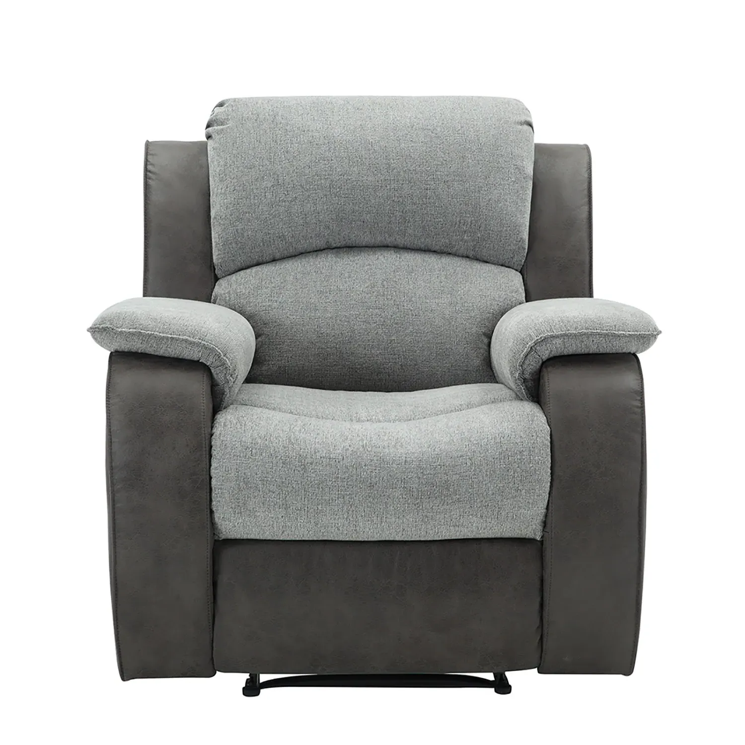 Charleston Recliner Chair - Grey, Fabric