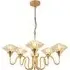 Charlotte 5 Arm Ceiling Light - Gold