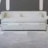 Chelsea 2 Drawer Day Bed with Trundle - White