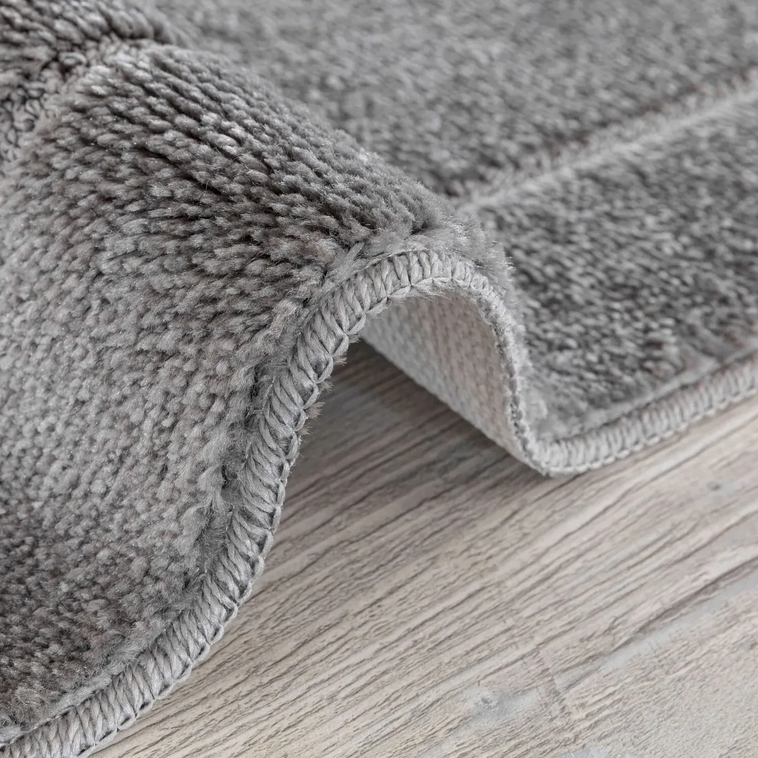 Chelsea 2 Piece Bath Mat Set - Grey