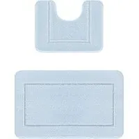 Chelsea 2 Piece Bath Mat Set - Sky Blue