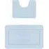 Chelsea 2 Piece Bath Mat Set - Sky Blue