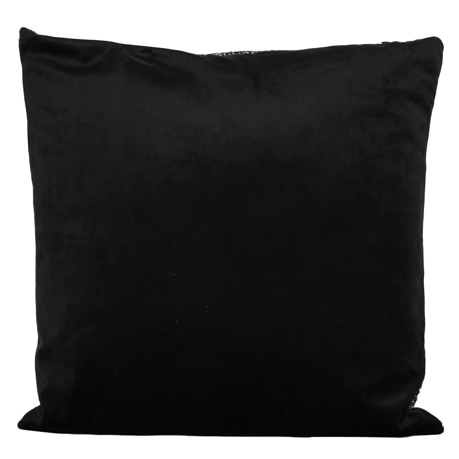 Chenille Boucle Cushion - Black