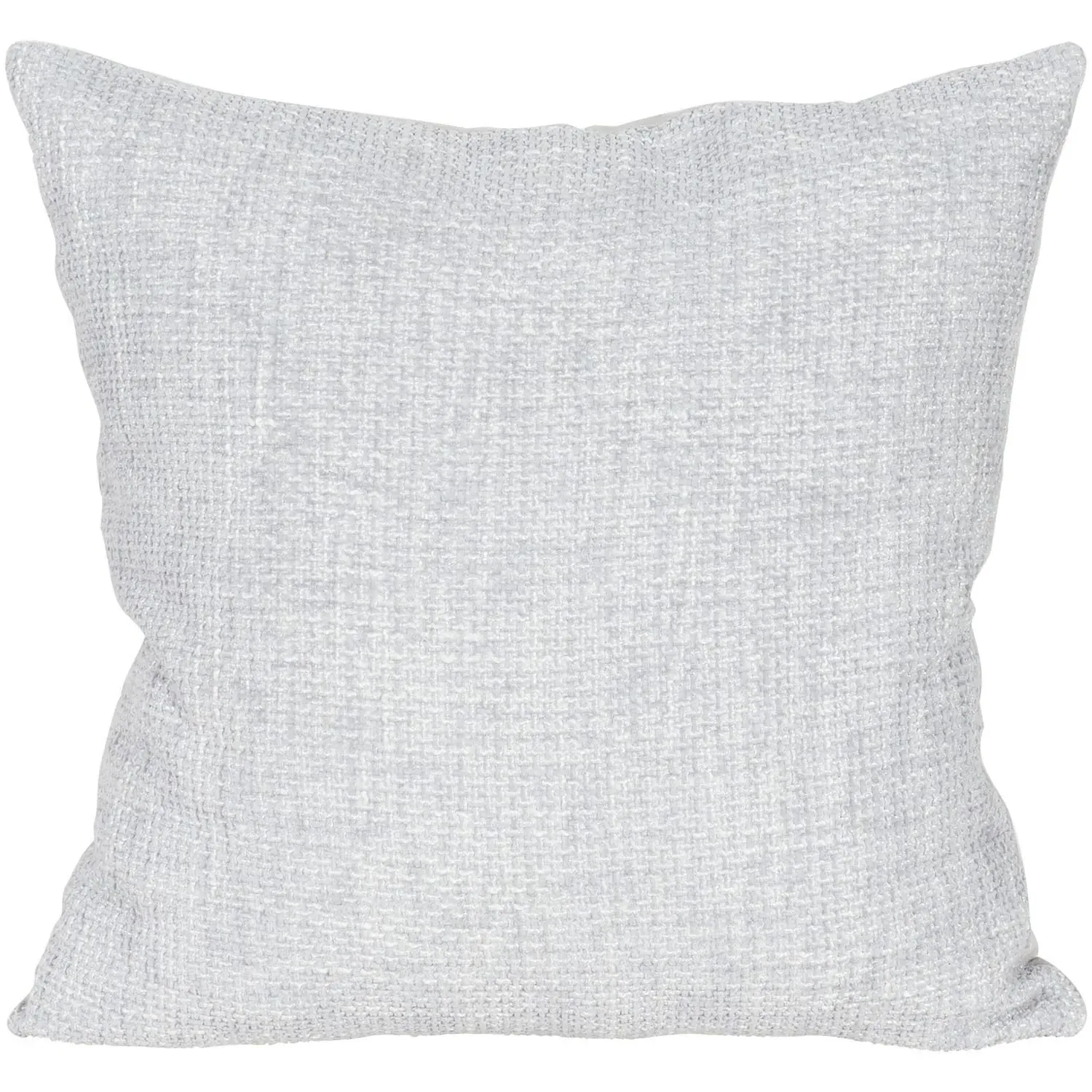 Chenille Boucle Cushion - Silver