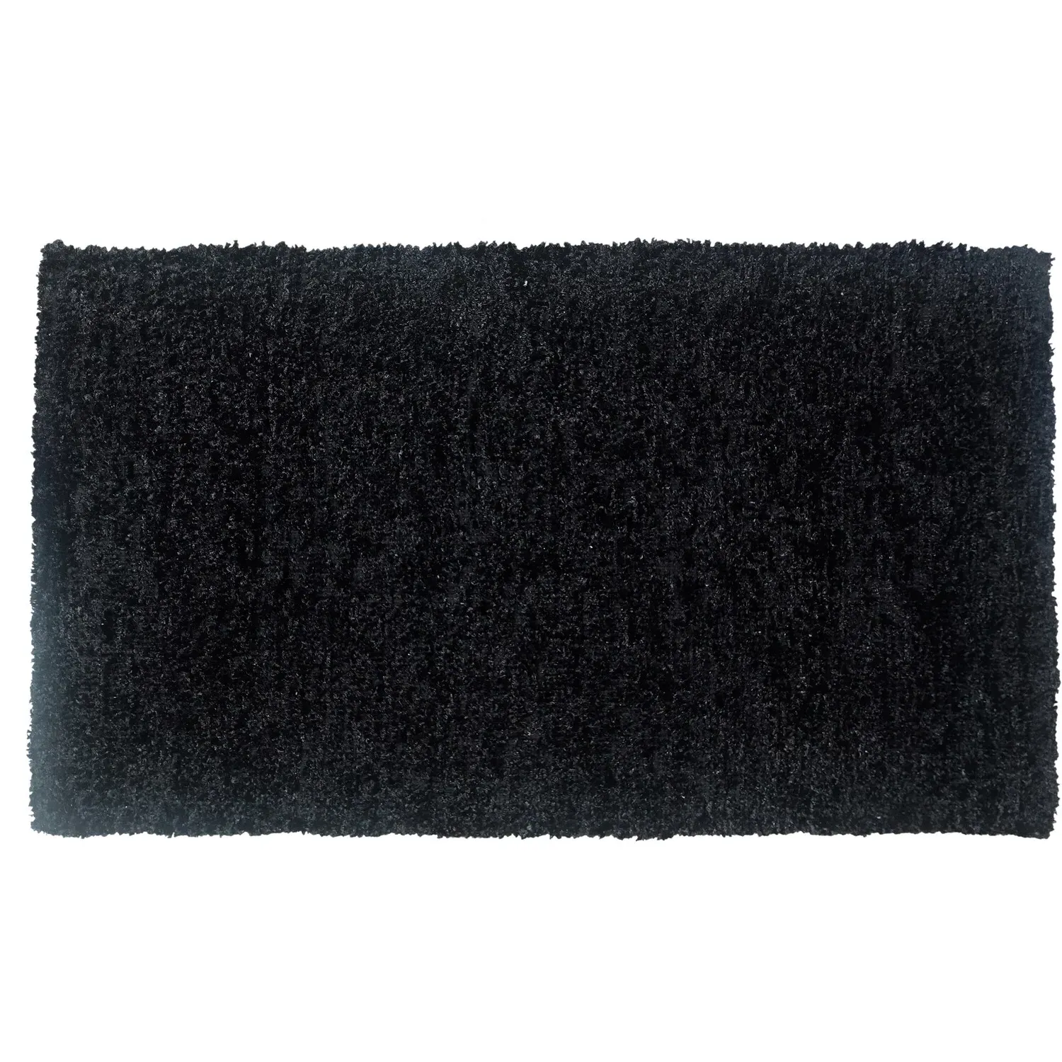 Chenille Luxe Rug - Black image