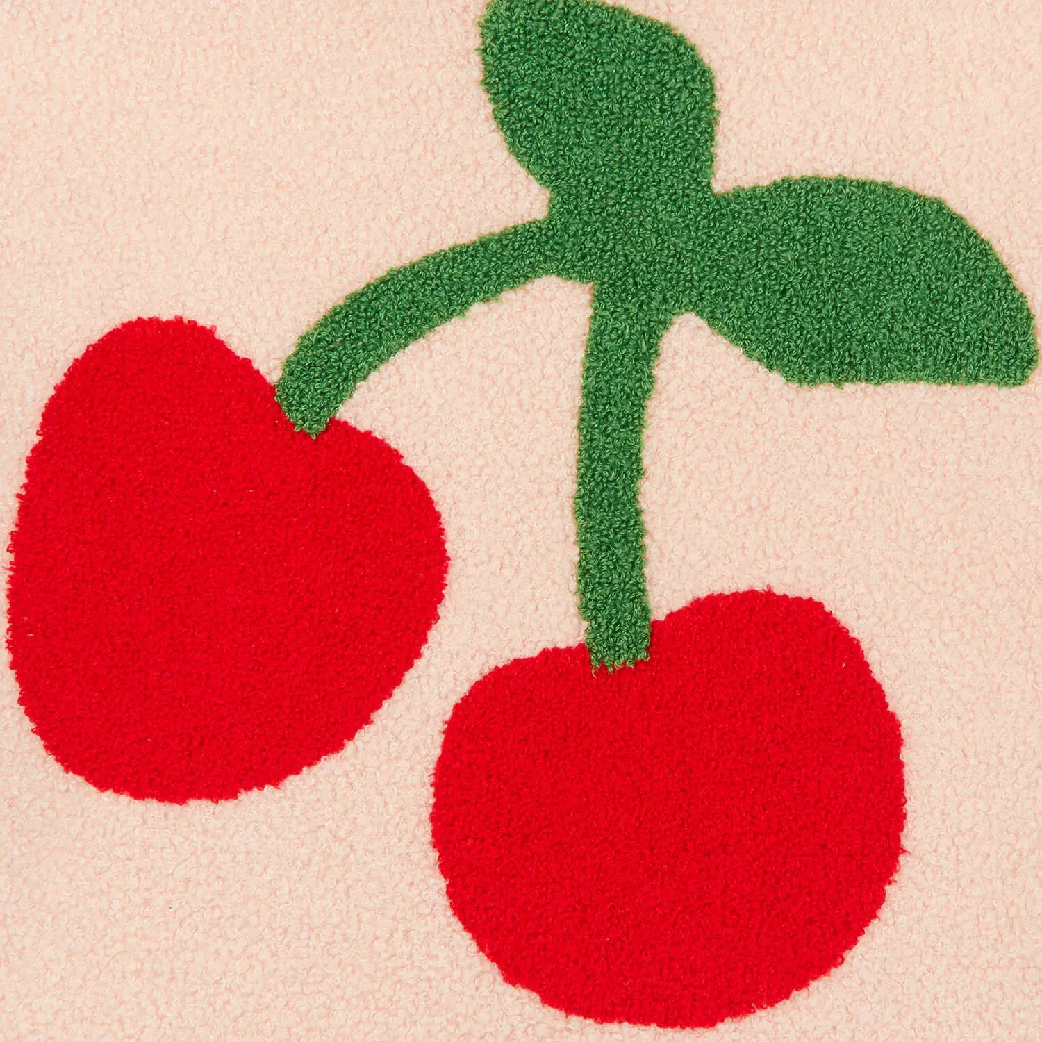 Cherries Tufted Cushion - Multicolour