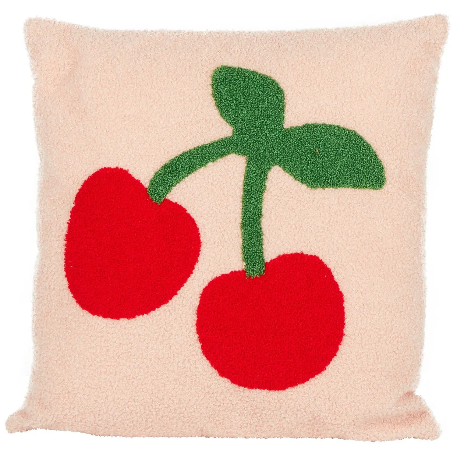 Cherries Tufted Cushion - Multicolour image