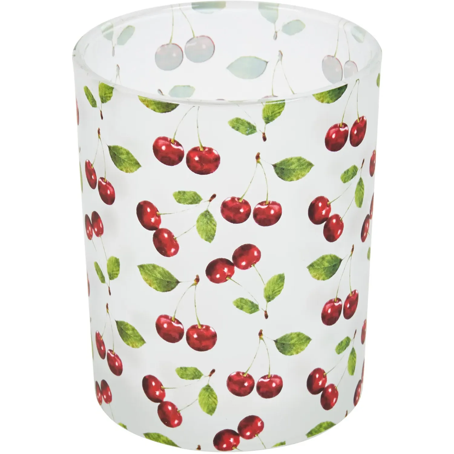 Cherry Candle Holder - White
