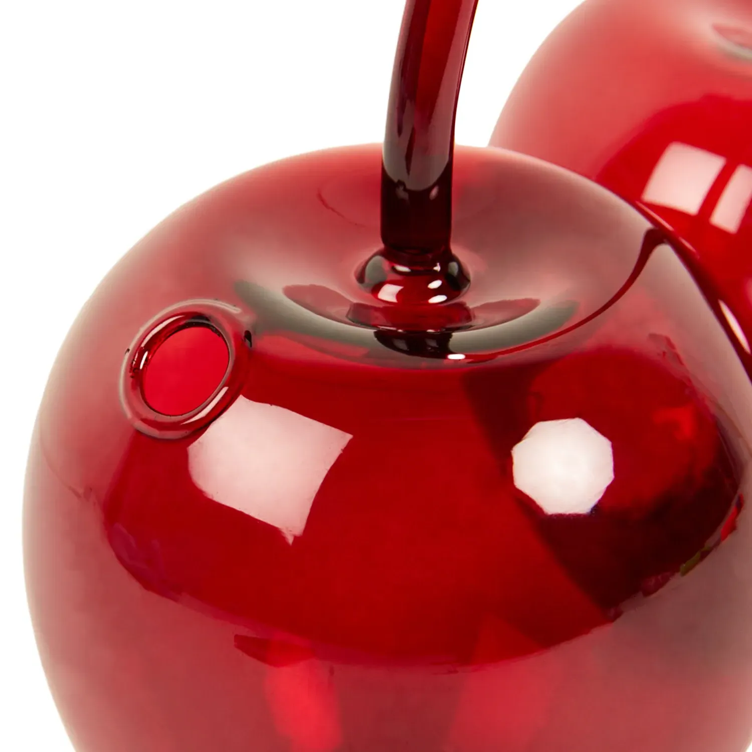 Cherry Ornament Bud Vase - Red