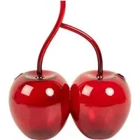 Cherry Ornament Bud Vase - Red