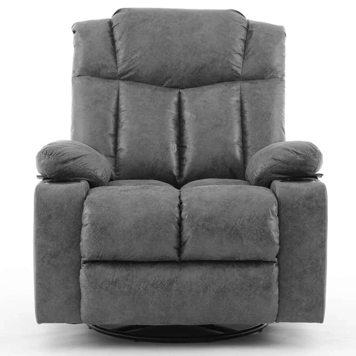 Cheston Recliner Chair with Storage - Grey