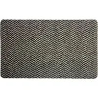 Chevron Mat 75cm - Black