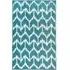 Chevron Outdoor Rug - Teal