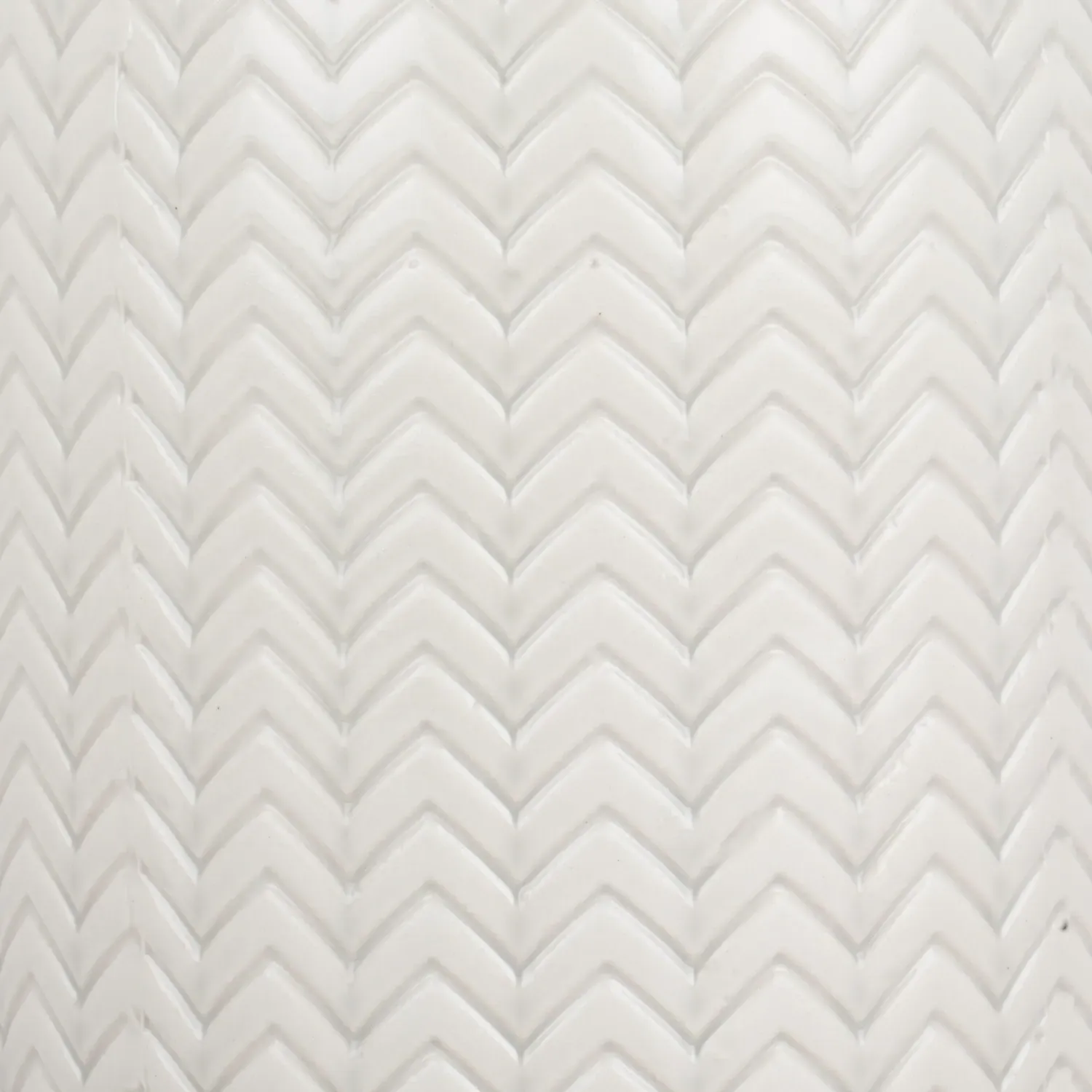 Chevron Table Lamp - Cream, Ceramic