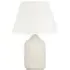 Chevron Table Lamp - Cream, Ceramic