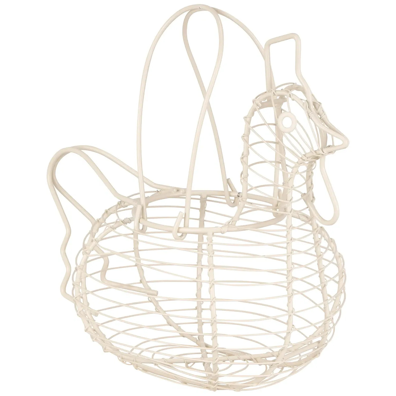 Chicken Shaped Egg Holder - Cream image