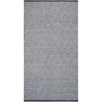 Chindi Diamond Geo Rug - Charcoal