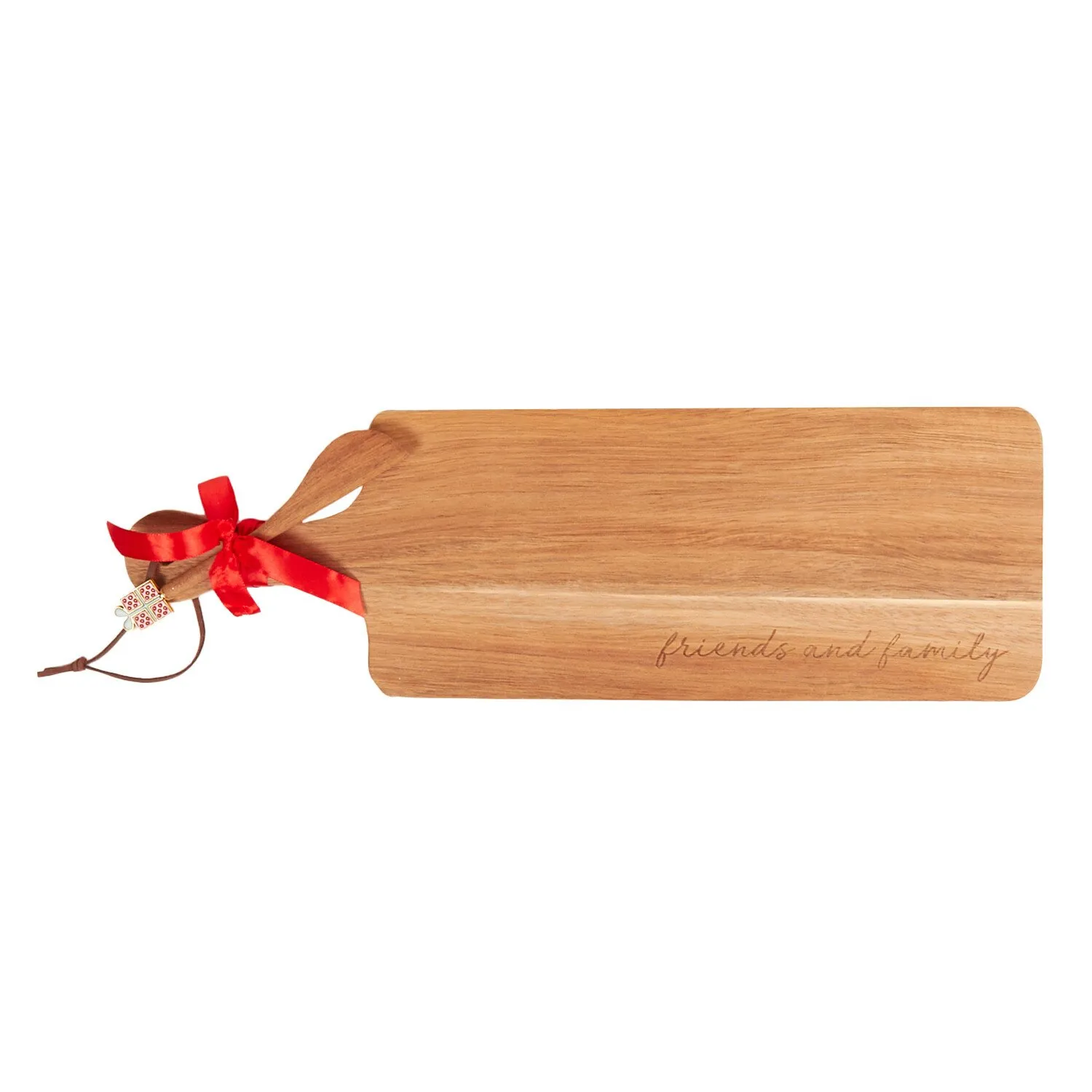 Christmas Acacia Serving Board with Spreader - Acacia image