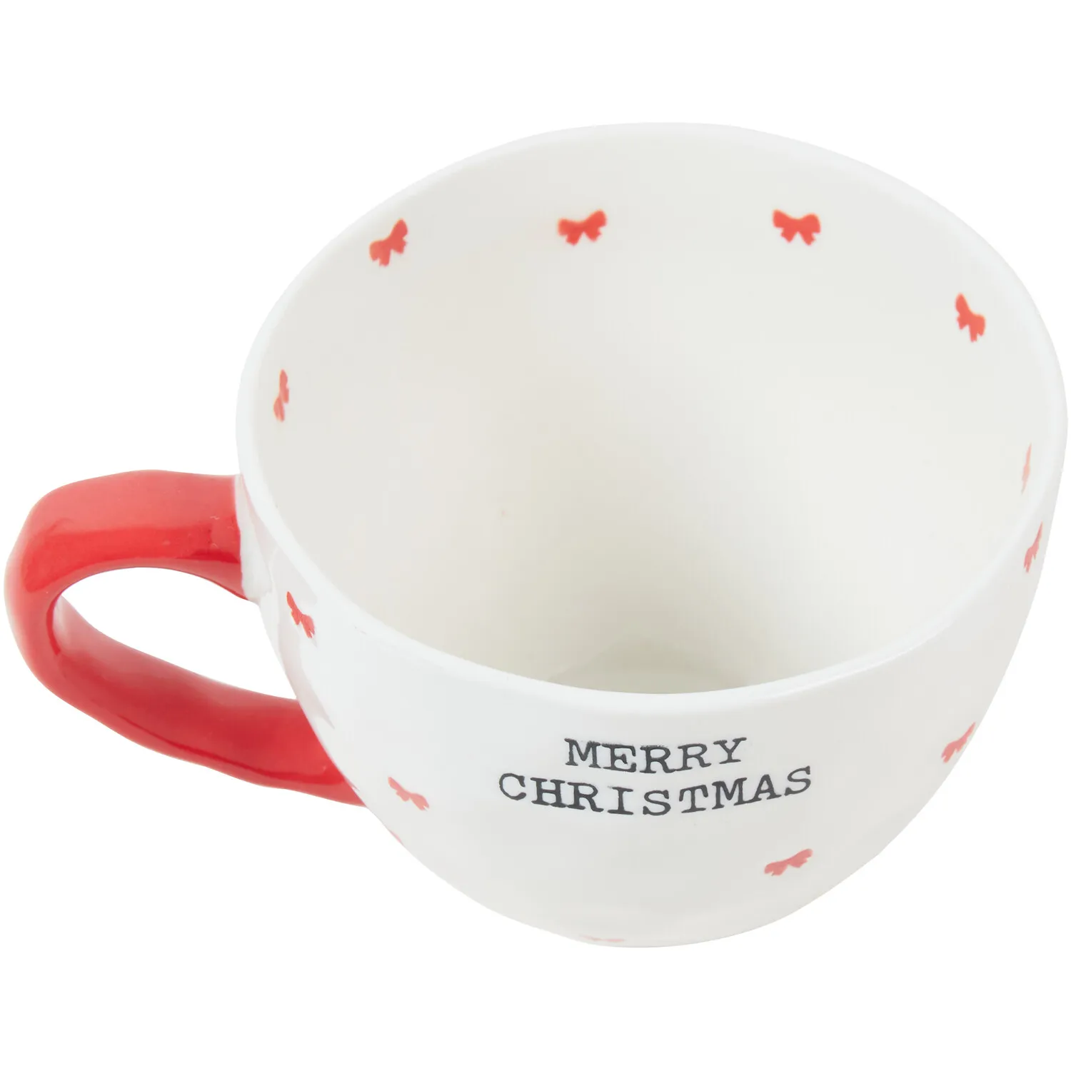 Christmas Bow Mug - Red