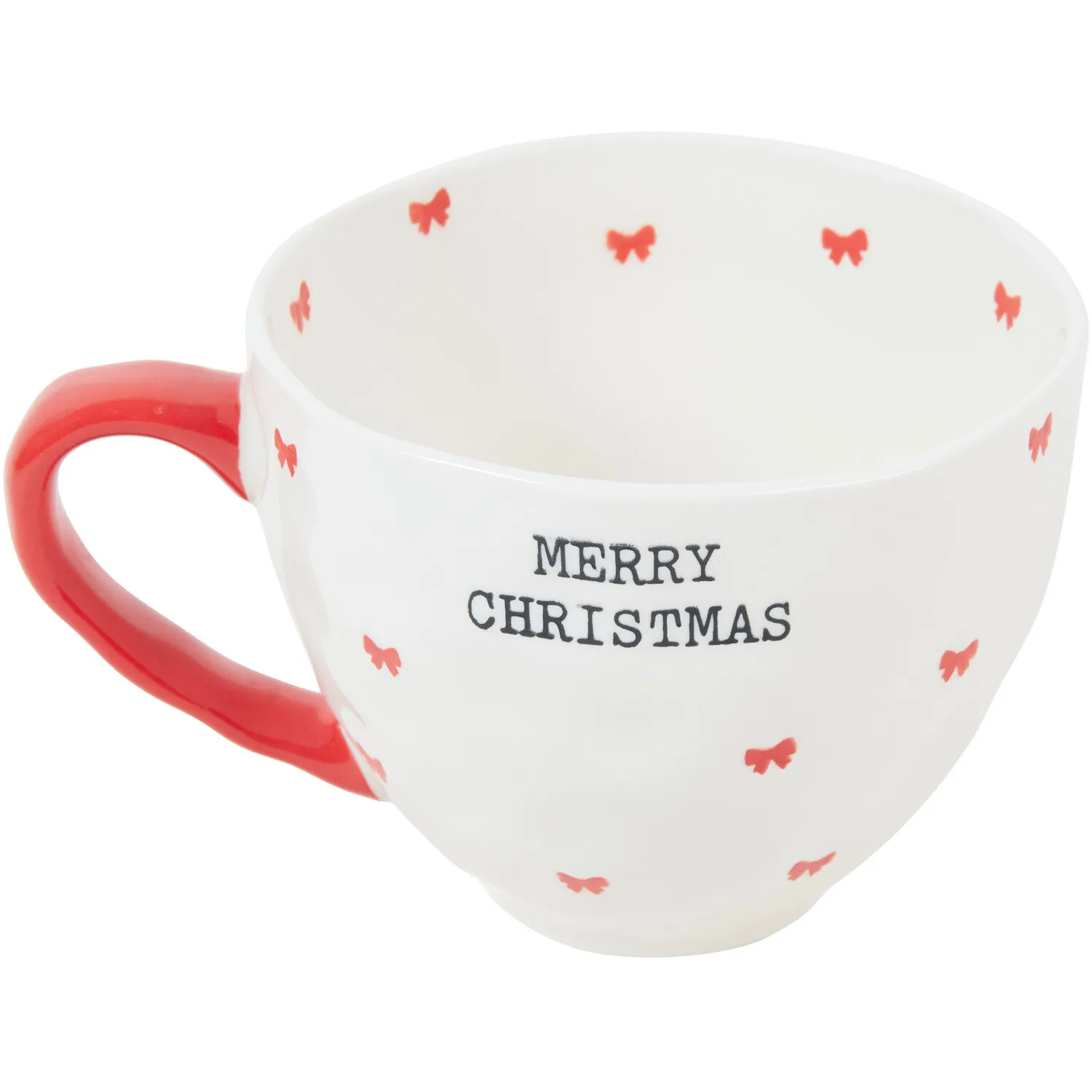 Christmas Bow Mug - Red