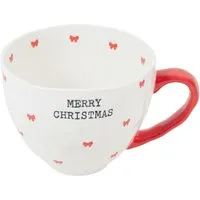 Christmas Bow Mug - Red