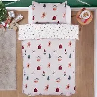 Christmas Characters Duvet Set - Pink