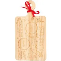 Christmas Eve Treats for Santa Tray - Wood