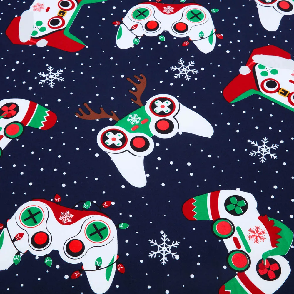 Christmas Gamer Single Duvet Set - Navy