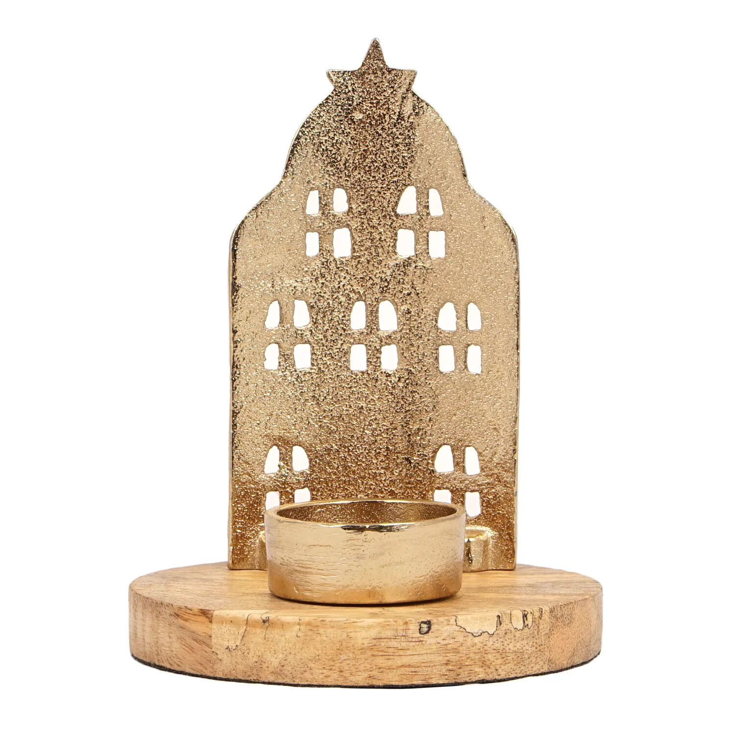 Christmas House Tealight Holder Decoration