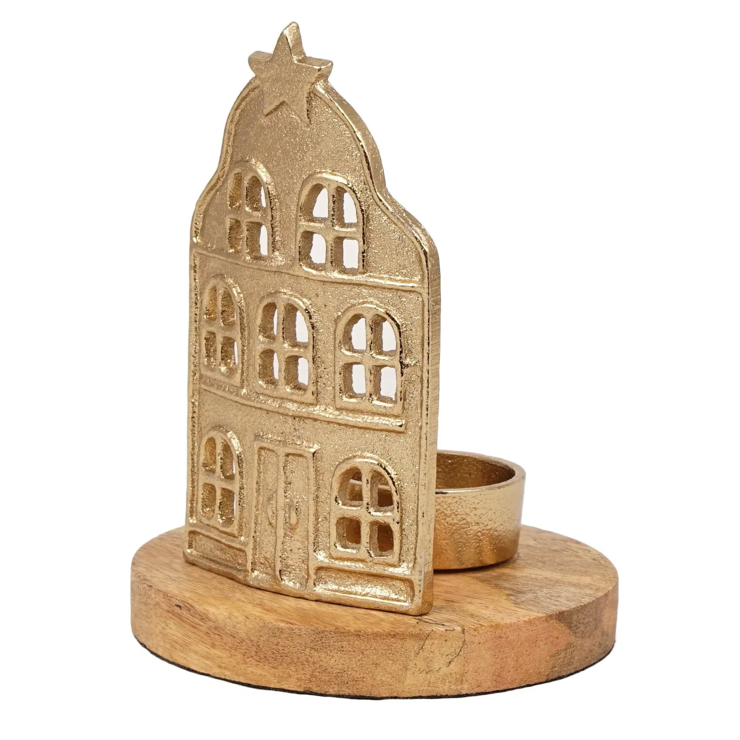 Christmas House Tealight Holder Decoration