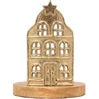 Christmas House Tealight Holder Decoration