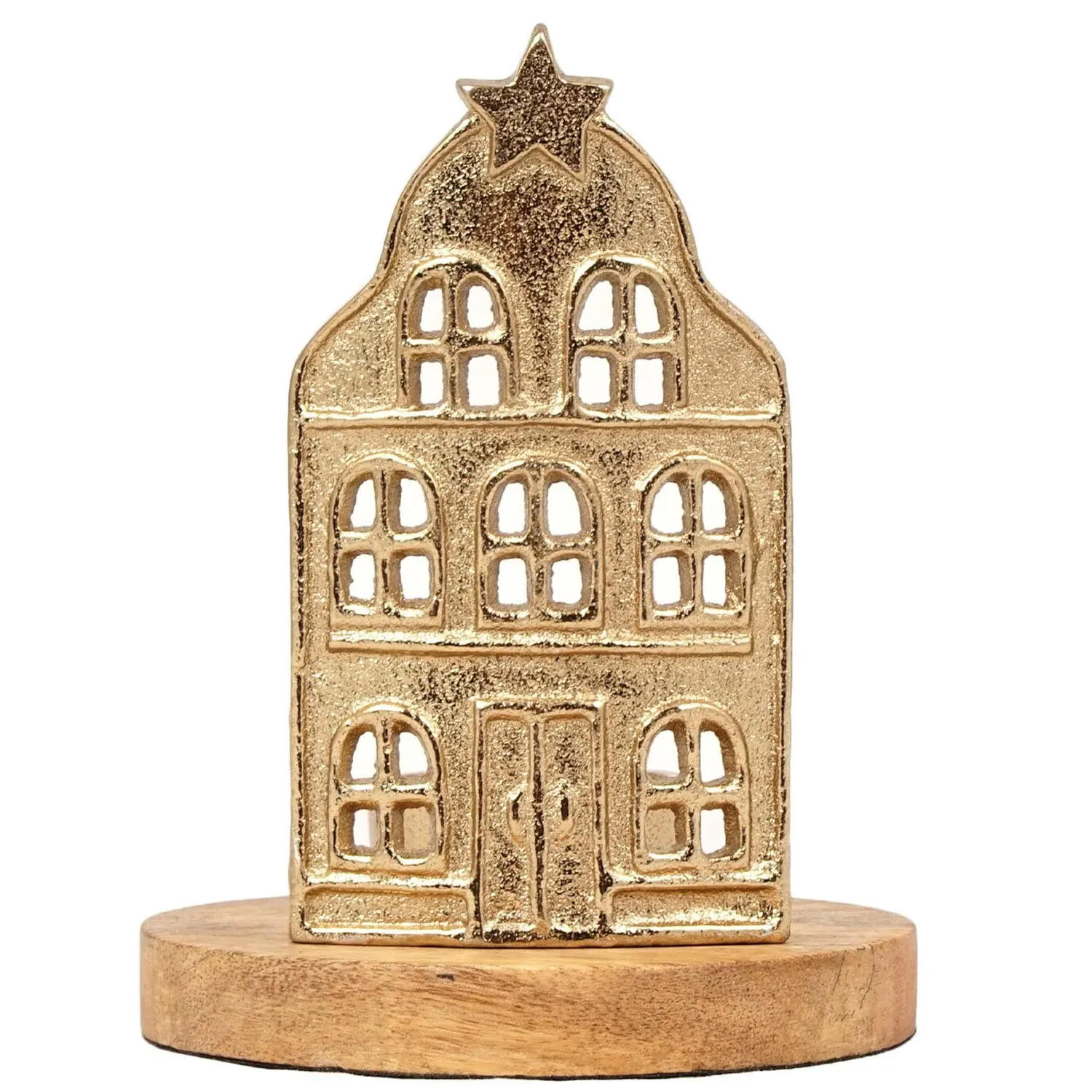 Christmas House Tealight Holder Decoration