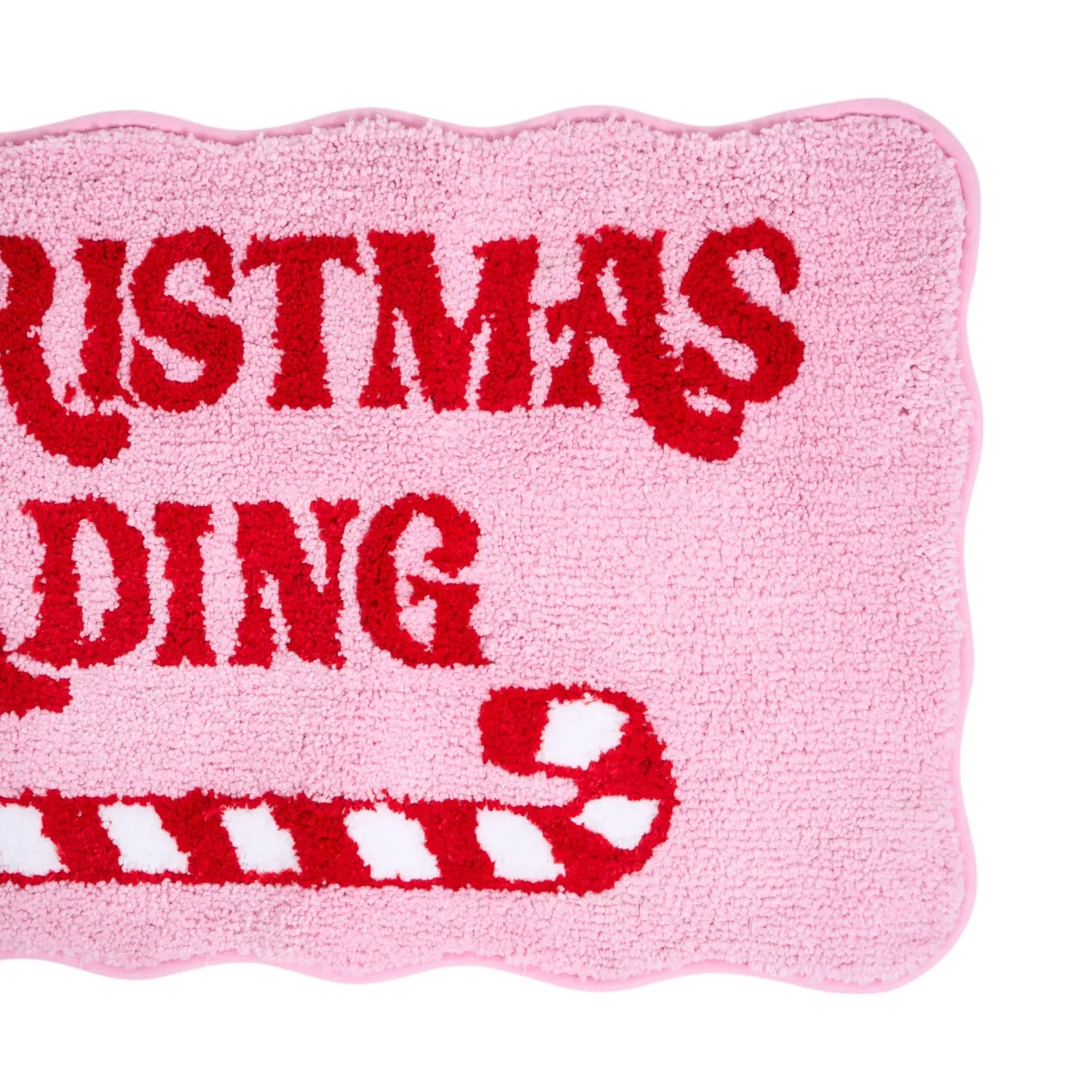 Christmas Loading Bath Mat - Pink